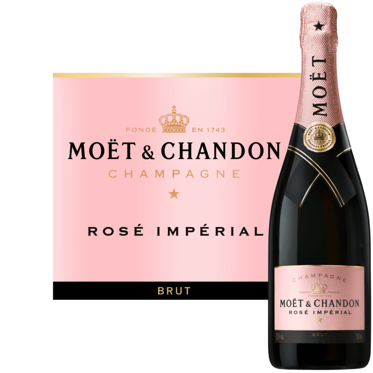 Moet & Chandon Rose Champagne Brut - The Good Wine Co.