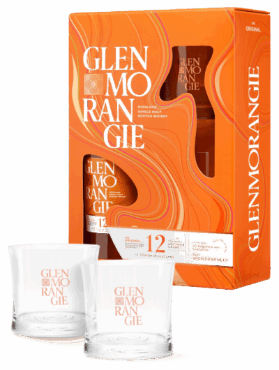 Glenmorangie The Original 12yo Whisky (Two Glass Gift Set)