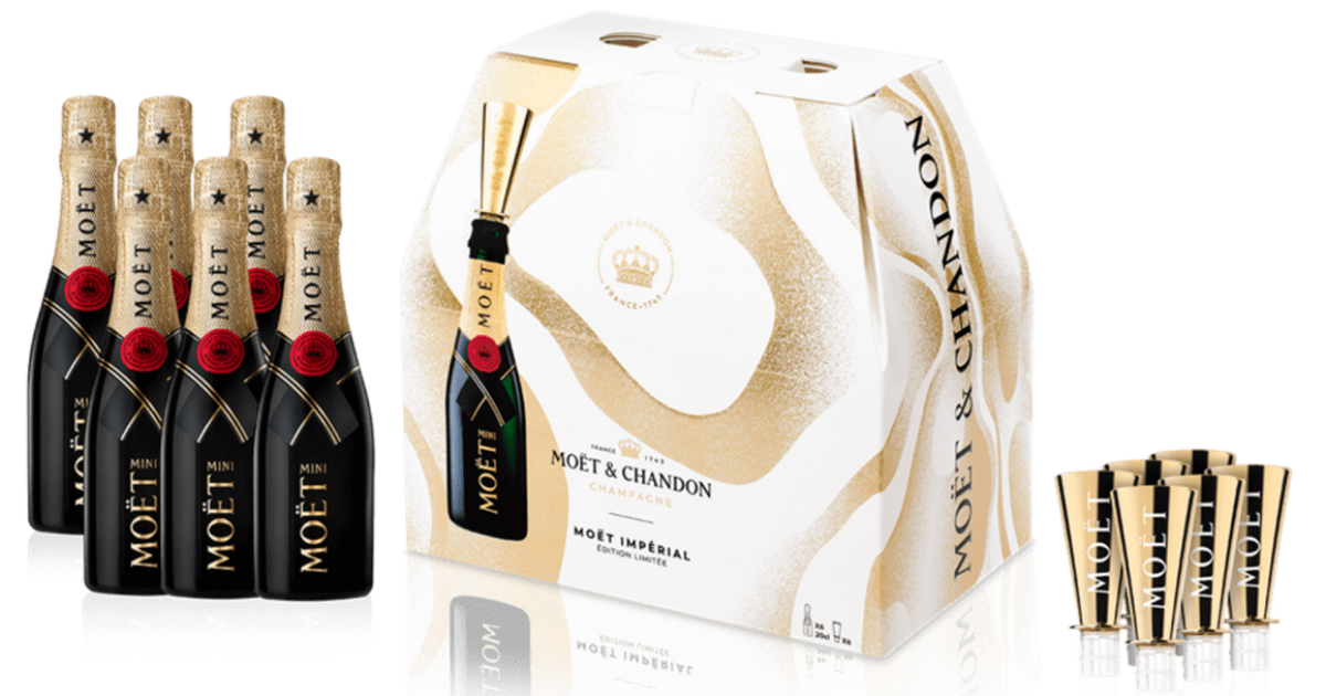 mini moet 6 pack