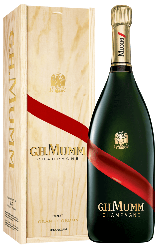 brut champagne mumm cordon rouge with box 750 Ml.