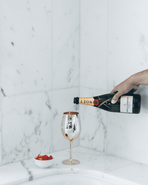 Moet & Chandon Golden Bottle (2 bottles + 2 Moet Golden Goblets) - Image 3