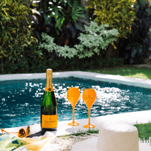 Veuve Clicquot Trendy Flutes (2 bottles + 2 Acrylic Flutes) - Image 2