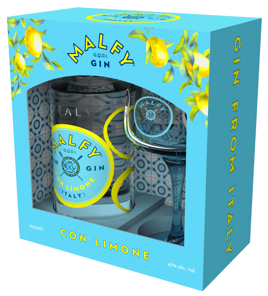Malfy Con Limone Gin + Copa Gin Glass