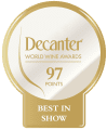 Decanter World Wine Awards – 97 Points & Best In Show