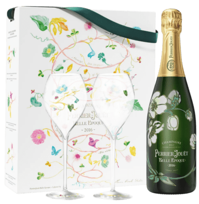 Perrier-Jouet Belle Epoque Champagne & Flutes