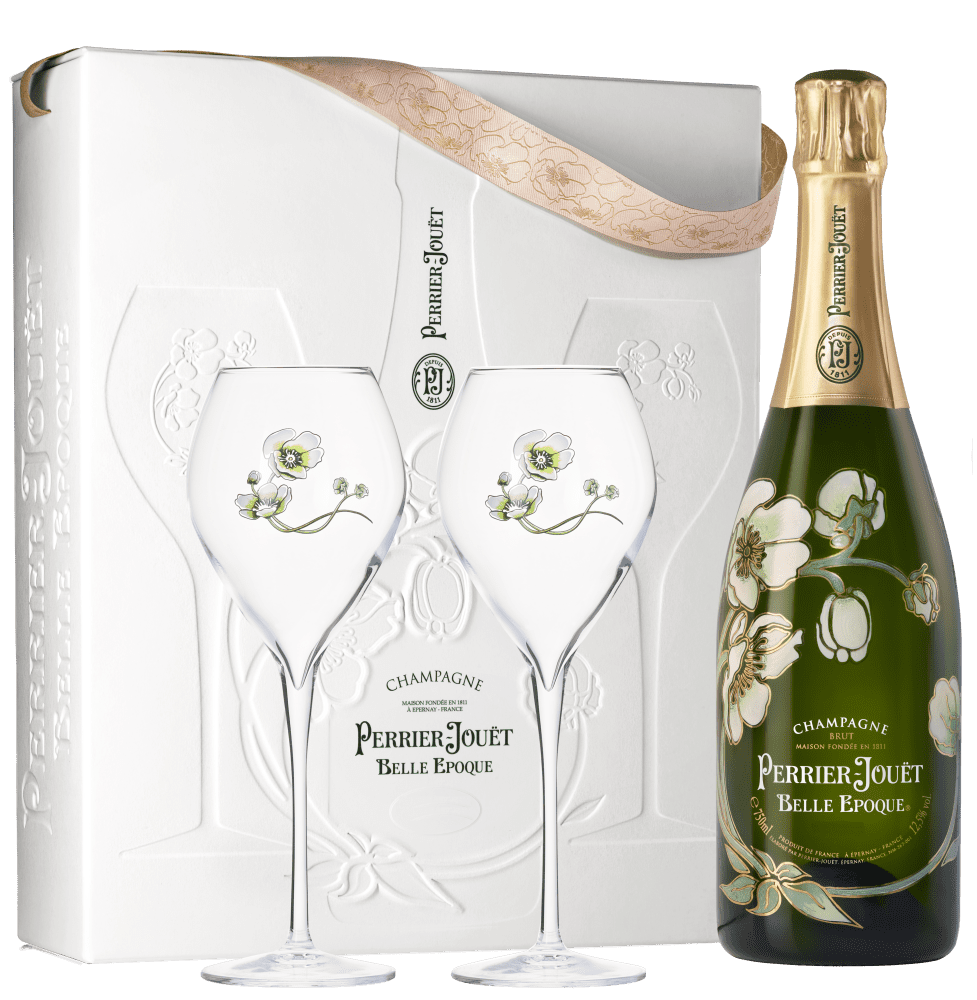 Perrier-Jouet Belle Epoque Champagne & Flutes