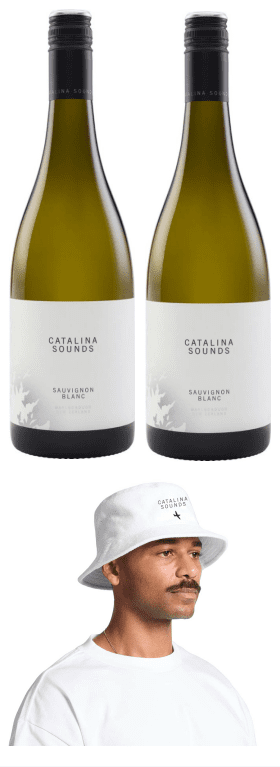 Catalina Sounds Sauvignon Blanc (2 bottles + bucket hat)