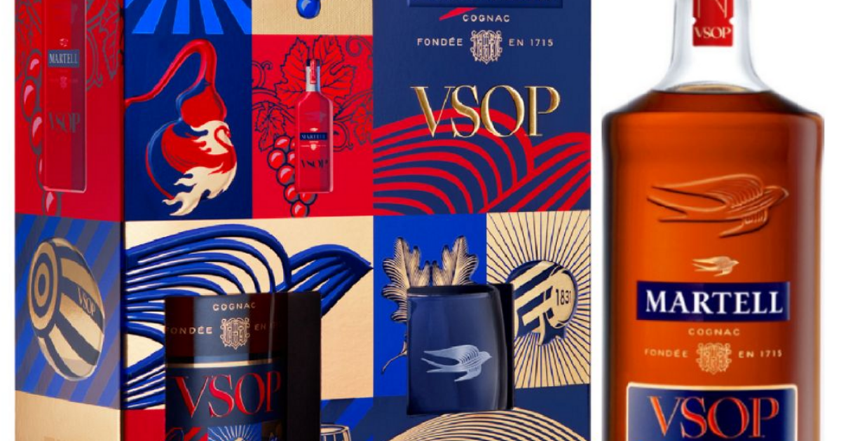 Martell VSOP Cognac (Two Glass Gift Set)