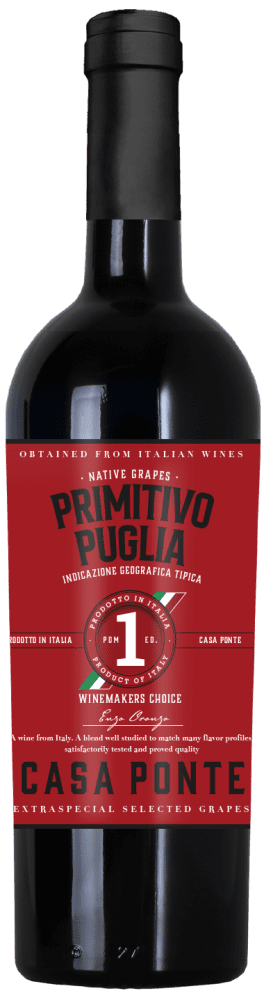 Vino Pellegrino Casa Ponte Primitivo