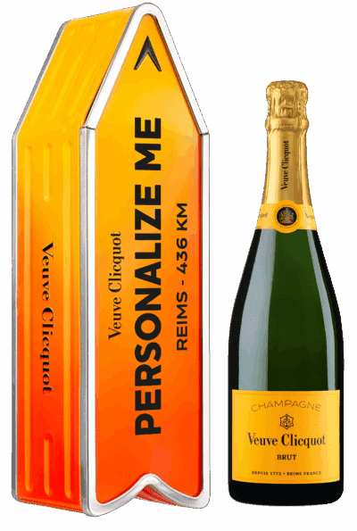 Veuve Clicquot Personalised Arrow (Orange)