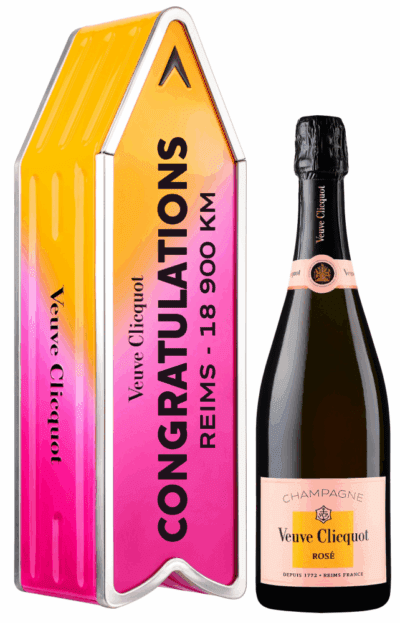 Veuve Clicquot Congratulations Rose Arrow