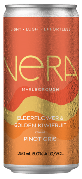Vera Spritz Elderflower & Golden Kiwifruit infused Pinot Gris (200ml can)