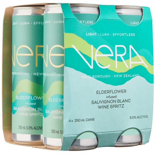 Vera Spritz Elderflower infused Sauvignon Blanc (4 pack 250ml can)